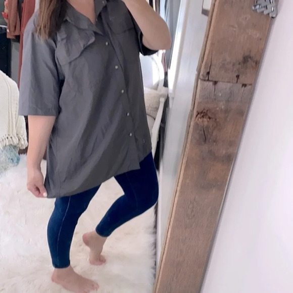 Wrangler mens shirt size extra large in gray color - Picture 2 of 6